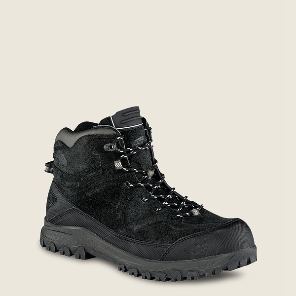 Red Wing Mens Trbo - 5-inch Waterproof Safety Toe - Hiking Boots Black - 9246ZYHXR